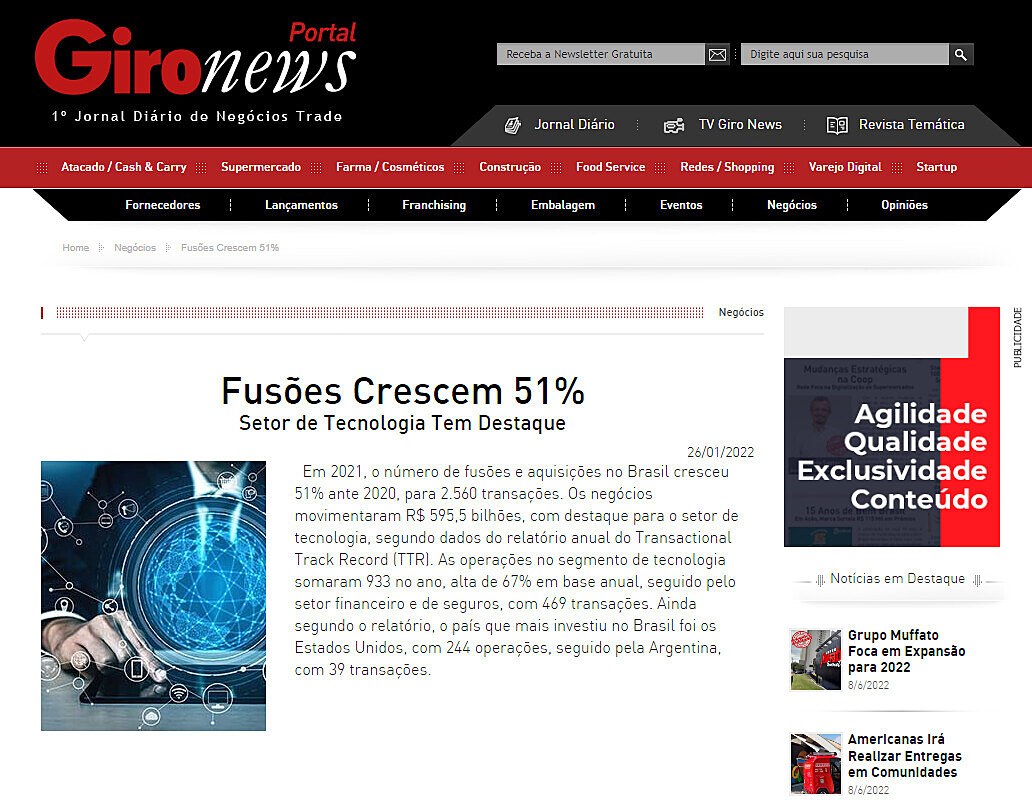 Fuses Crescem 51%